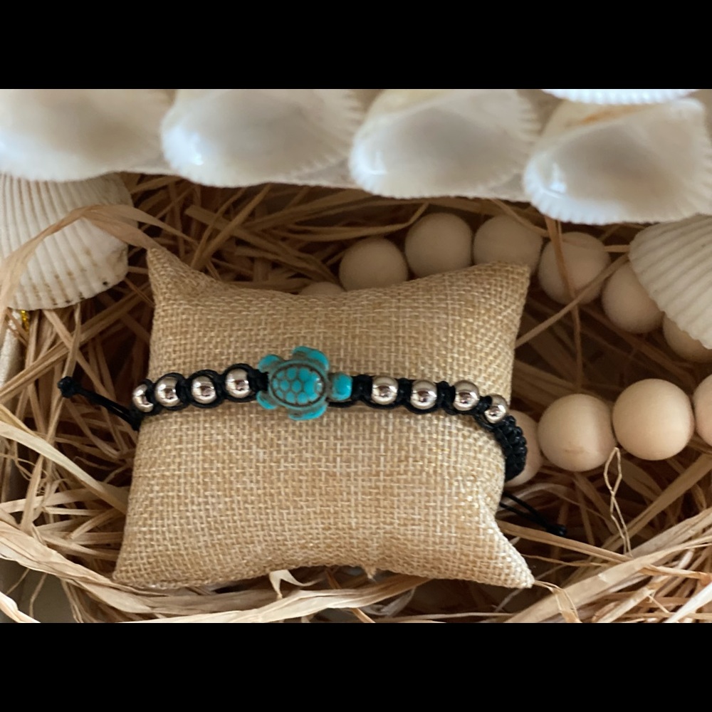 Beachy turtle anklet | ankle bracelet summer jewelry UNISEX NEW